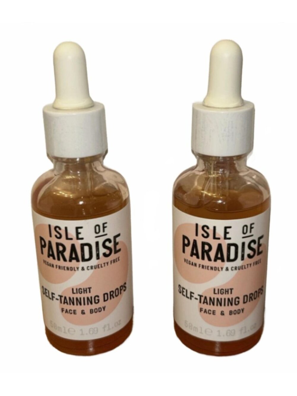 Set of 2 - Isle of Paradise Tanning Drops - Light